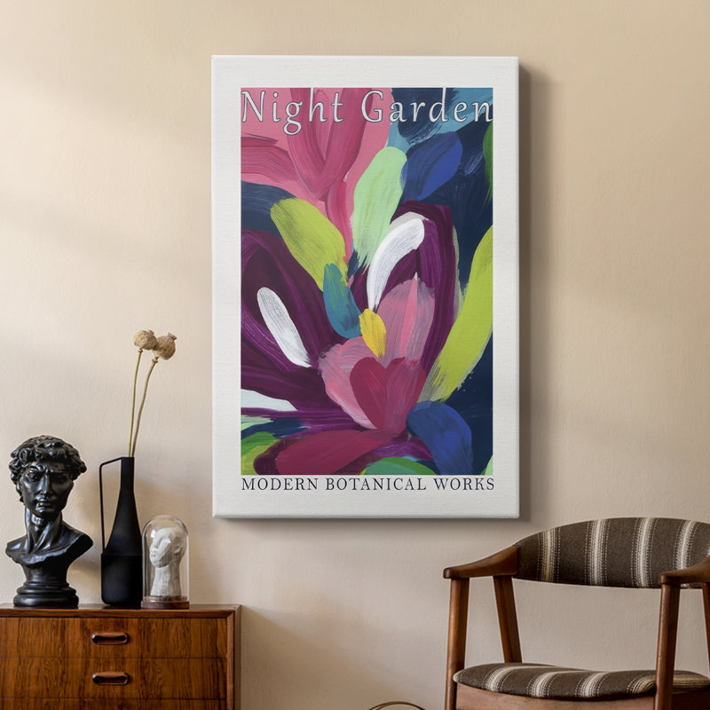 Affiche «Night Garden», exposition I - galerie sur mesure, H 18 po x l 12 po