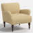 Mélange de polyester beige