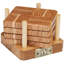 Wood Coaster Set With Holder