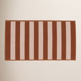 Simple Striped Striped Bath Mat