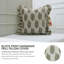 Housse de coussin double à double face Fab Fabine, coussin décoratif en lin, vert-107145601-107145598