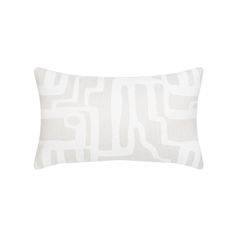 Noble Outdoor Rectangular Sunbrella® Pillow Cover & Insert, Alabaster