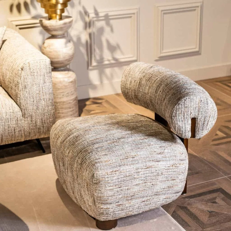 Accent Chair Lounge Chair, Greige coco