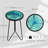 Side Table Round End Table Metal Side Table Outdoor Porch Table For Indoor Balcony Furniture Decor-1430462285