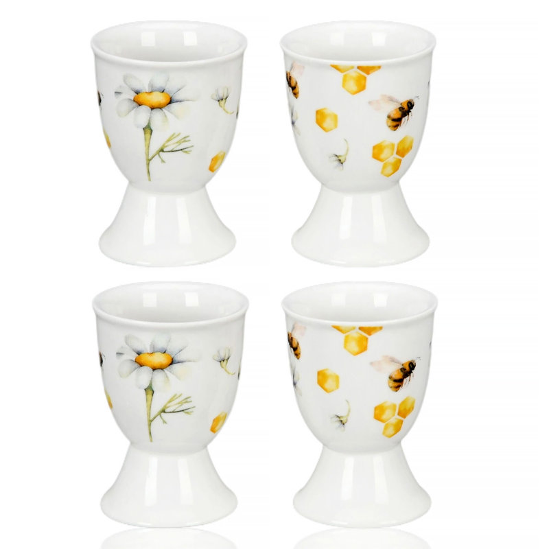 Tea With Honey Porcelain Egg Cup