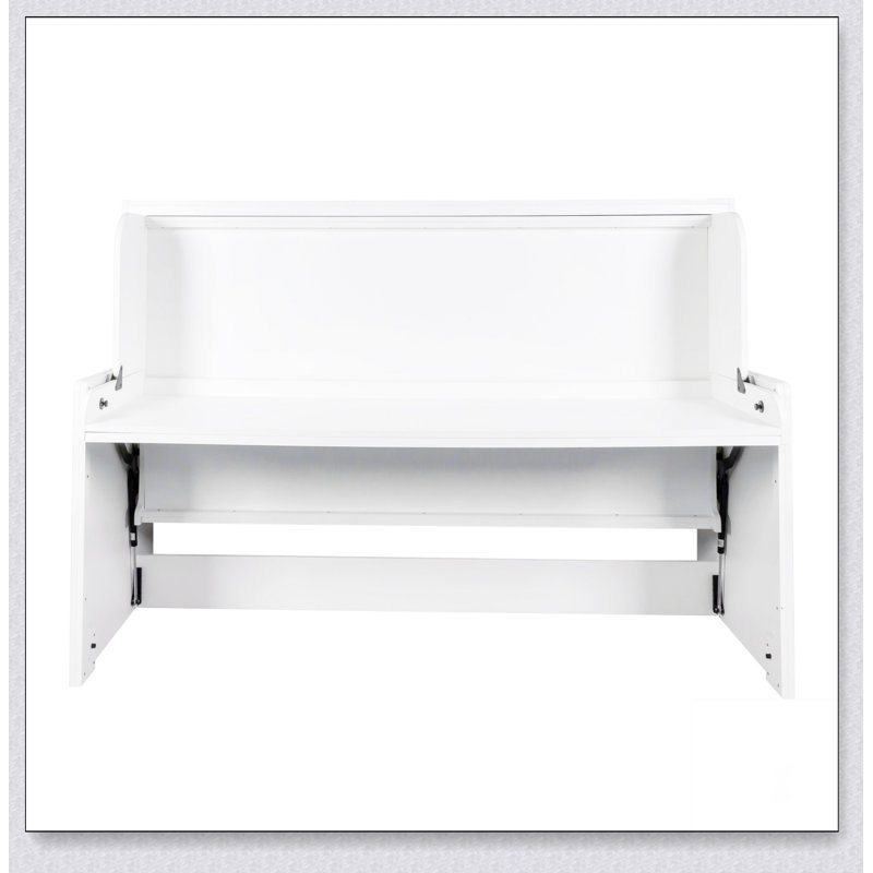 Lit simple extra-long blanc