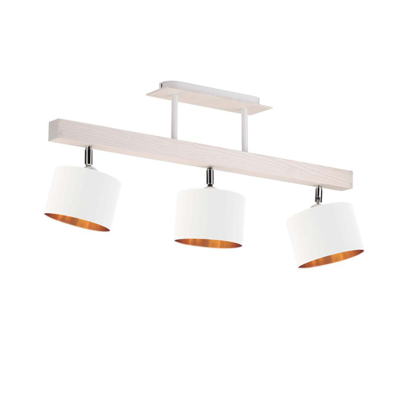 Fionn 3 - Light Kitchen Island Pendant, Beige, White