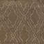 Geometric Area Rug in Dark Brown/Cream-998002291