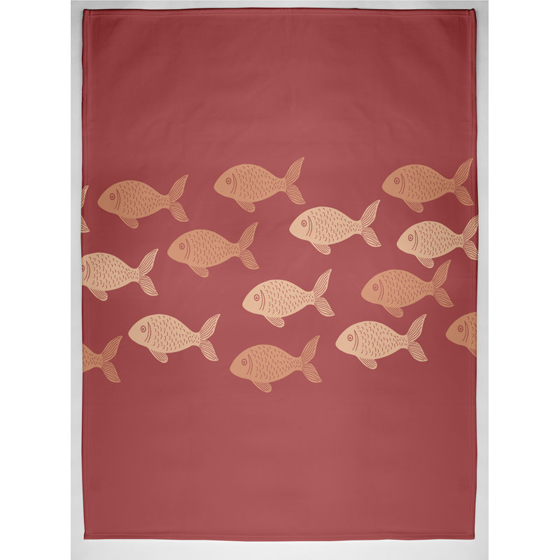Jeté de plage, L 50 po x l 60 po x P 0,5 po, Corail