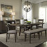 Reber 6 Person Trestle Dining Table Set
