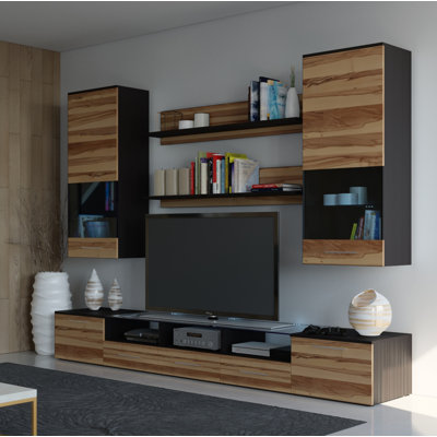 Roberson Unfinished Entertainment Centre for TVs up to 88"