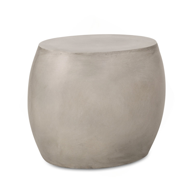 Outdoor Lightweight Concrete Side Table