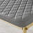 Edward Statement Pedestal Dining Table Set with 4 Luxury Faux Leather Upholstered Dining Chairs-384601414-384601411