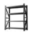 Support de rangement en métal robuste de 4000 lb avec 69h x 59 po 23,6 po réglable avec 4 tablettes verticales de conception industrielle pour l'entrepôt