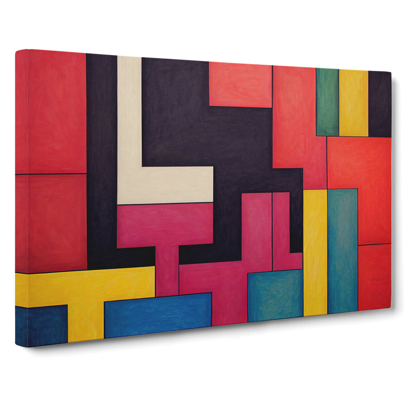 Bauhaus Abstract Vol.3 - Wrapped Canvas Print, 35cm H x 50cm W x 3cm D