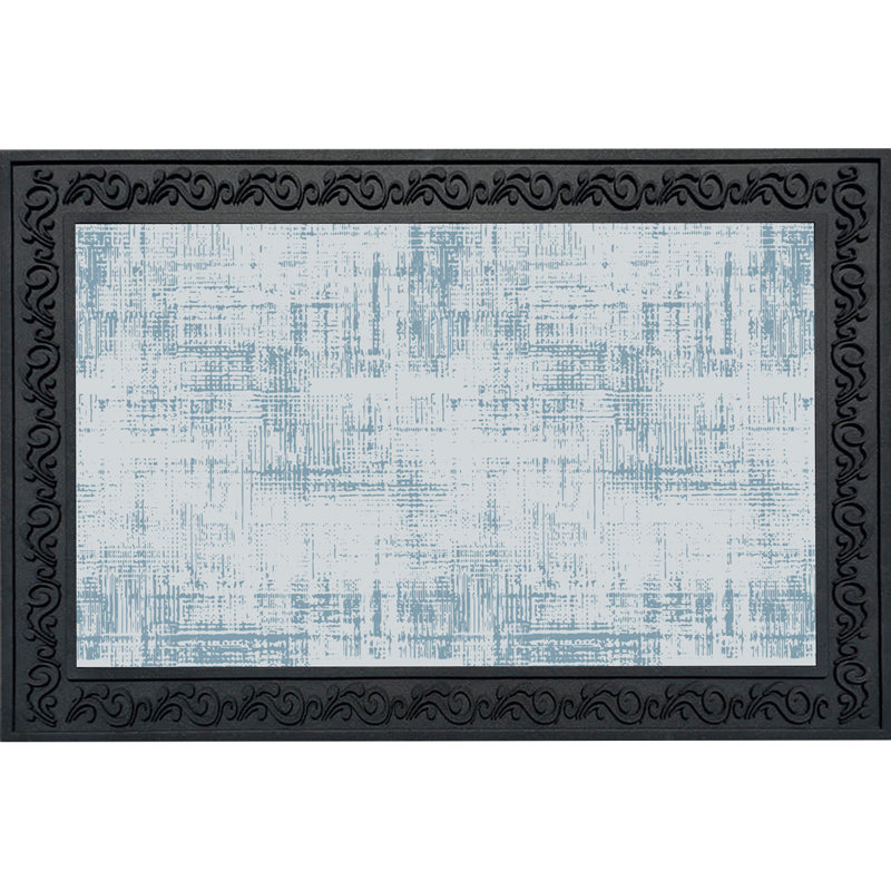 Textured Blue Doormat