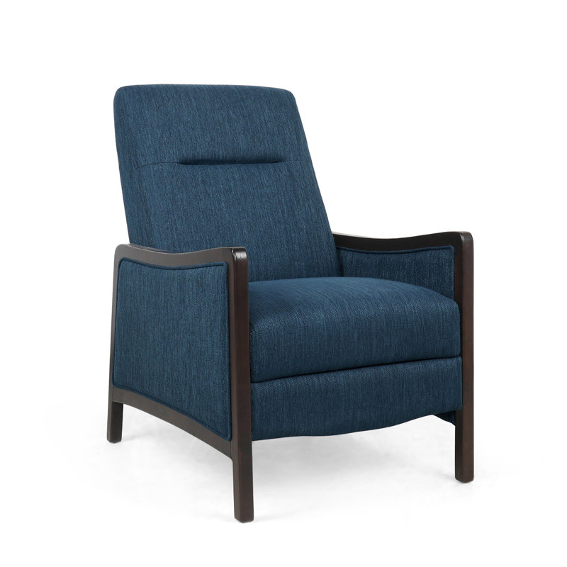 Canapé inclinable en tissu Mid-Century, Marine