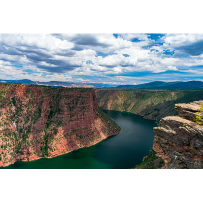 Flame Gorge, Wyoming - Photographie sur toile tendue