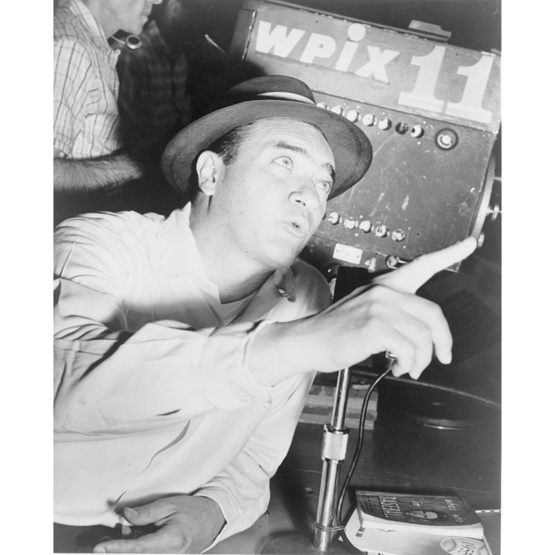 Mel Allen pour les Yankees de New York, H 24 po x l 19 po
