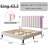 Breella Vegan Leather Platform Bed-544814360-544814358