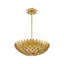 Lustre 5 lumières feuille d'or Eclectic-1472353007-1472353006