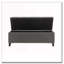 Banc de rangement en lin capitonné-683682703