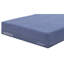 Très grand matelas en mousse bleue très grand, très doux, mémoire D2,5, matelas 12 po, bleu, housse souple,