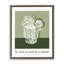 Cadre flottant Green Never Too Early Cocktail, design par lettré et doublé-424257201-424257200