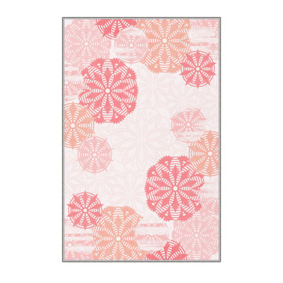 High-Quality 3D Printed Area Rug (2.6 x 4.0 ft), 100% Polyester, 0.3 in Pile Height | Antibacterial, Non-Slip PVC Felt Dot Underside | Machine Washable, Elegant Design for Living Room, Bedroom & Office
