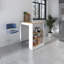 Îlot de cuisine Malahki Doyle, 3 tablettes, plateau en marbre, largeur x 36,2 po-602553634-602553635