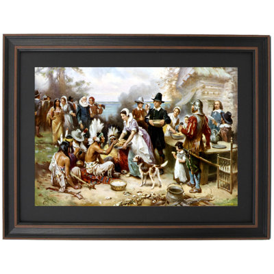 The First Thanksgiving By Jean Leon Gerome Ferris