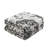 Washable Area Rug, Vintage Medallion Low Pile Non Slip Foldable Indoor Carpet, TPR Backing, Gray Tone, 2'x3'-565426021-565426008
