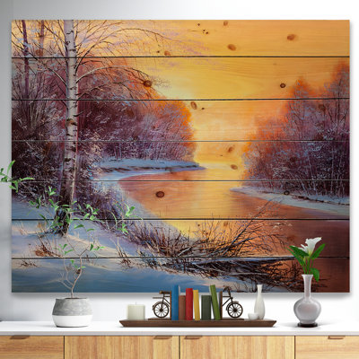 Forêt d'hiver - impression de paysages