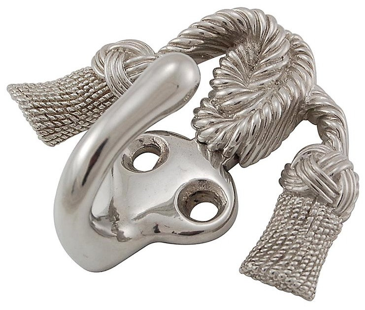 Sforza Wall Hook, Polished Nickel