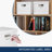 Collapsible & Stackable Storage Boxes with Lids – Set of 2, Versatile and Space-Saving, Ideal for Organizing Clothes, Books, Toys, and More