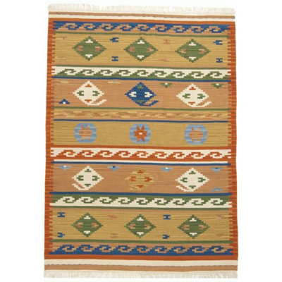 Cleburne Southwestern Flatweave Area Rug