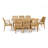 Rectangular Teak Outdoor Dining Table , 72'' in. W 36'' in. D