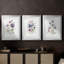 Variété de couleurs I - Impression personnalisée de qualité supérieure avec cadre mat - 3 pièces-441899999