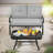 2 - Person 49cm Long Bistro Set With Padded Cushions And Table