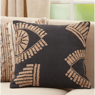 Dinah Eye Design Square 100% Cotton Pillow Cover
