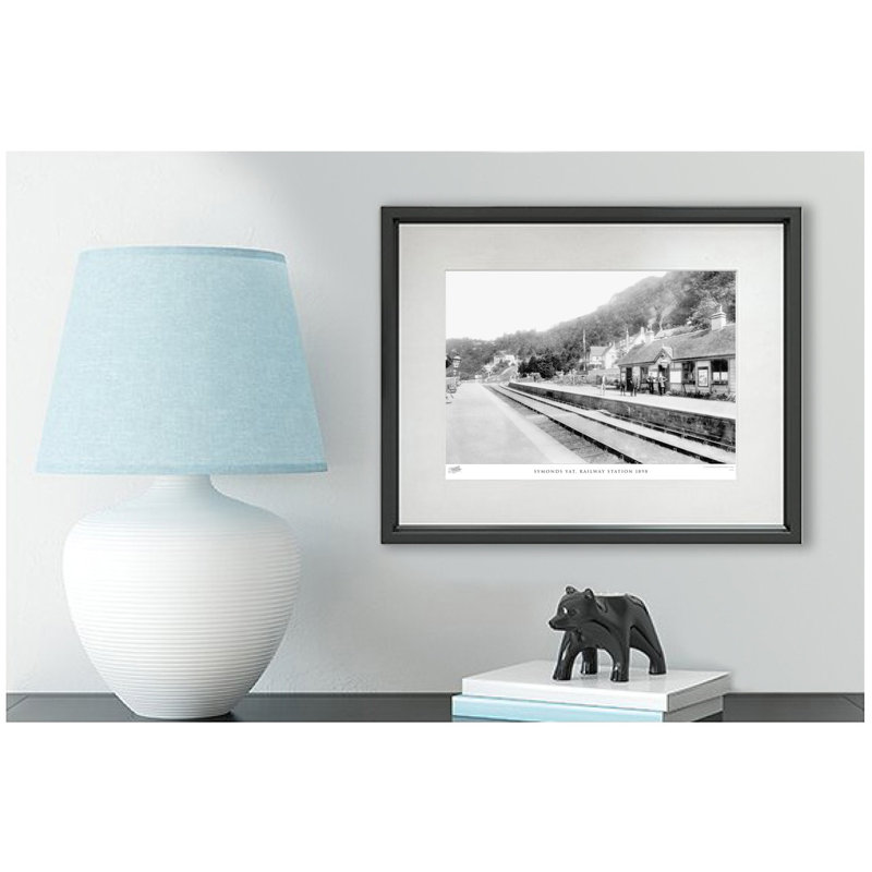 Symonds Yat, Railway Station 1898 - Single Picture Frame Print, 40cm H x 50cm W x 2.3cm D