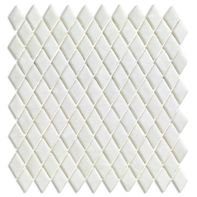 Zirconio 7/8" x 1-5/8" Diamond Glass Mosaic