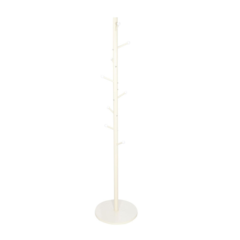 174cm Tall White Coat Rack Tree Branch Hanger Stand Multi Hooks Hallway Freestanding w/ MDF Base, White