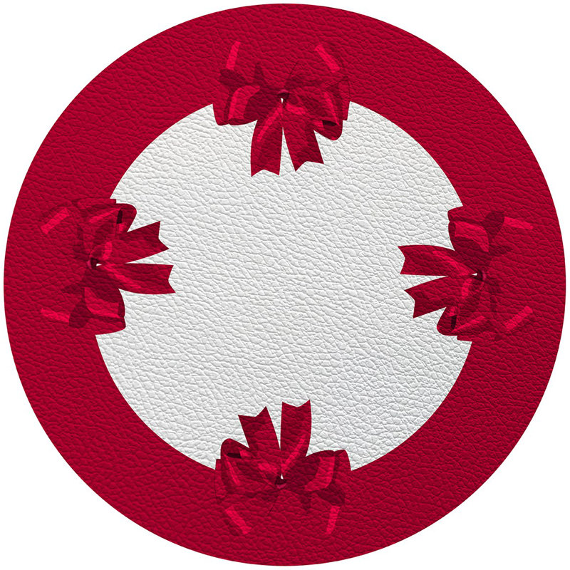 Napperon Bows, Rouge