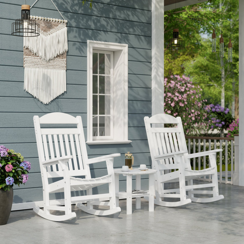 Chaise berçante Heritage, Blanc