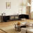 78.74-Inch TV Stand With 4 Storage Cabinets And Arched Glass Doors Suitable For Tvs 85 Inches And Under