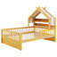 Lit de cabane en bois avec tête de lit et tablette de rangement, cadre de lit pour chambre à coucher-1861389893-1861389894