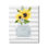 «Vivid Floral Arrangement Glam Perfume Bottle Stripes» par Carol Robinson - cadre flottant, impression sur toile