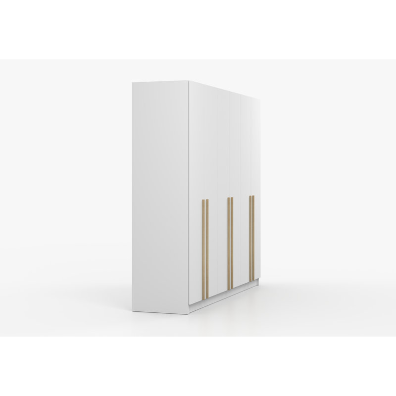 Chanthy 6 Door Laminate Wardrobe