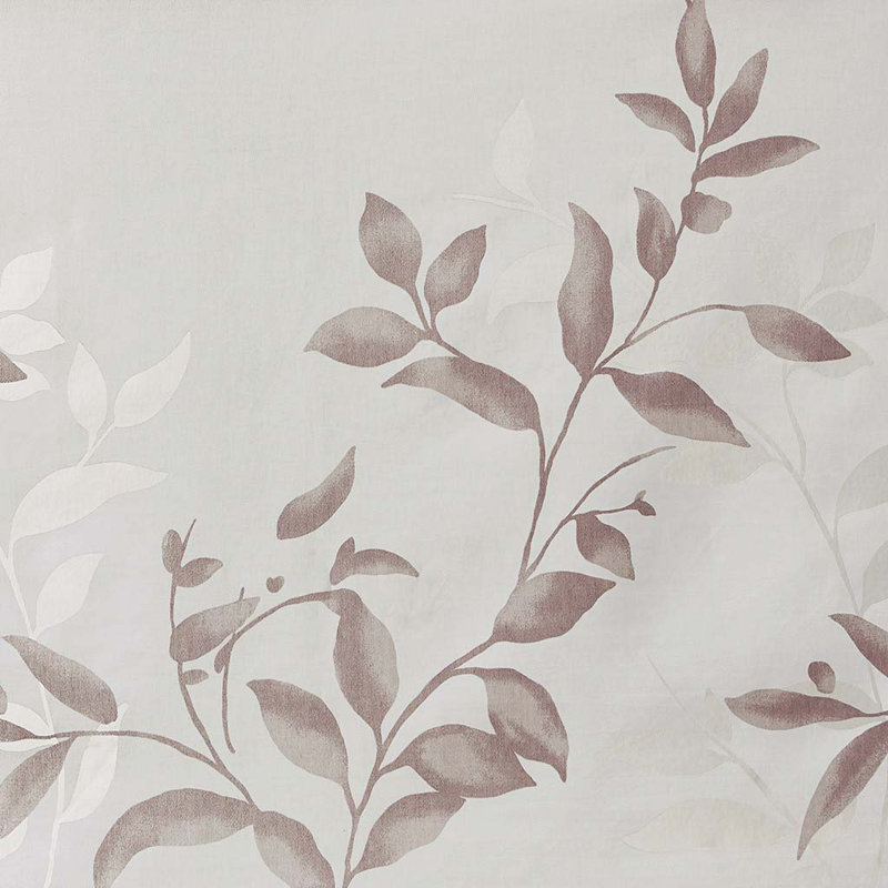 Burnout Printed Curtain Panel(Only 1 Pc Panel), Brown, 50" W x 84" L